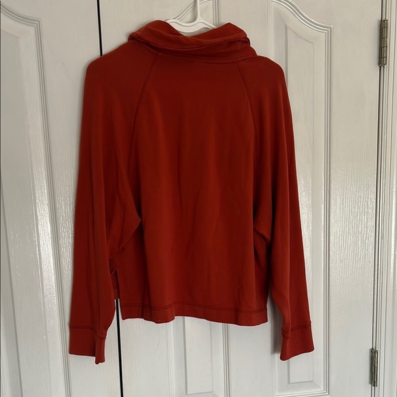 Old Navy Womens Size Medium Cozy Burnt Orange Cowl Neck Sweater - Picture 4 of 4